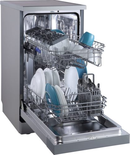 Hanseatic HG4585C10J7610DS C 10 Terítékes Inox Keskeny Mosogatógép