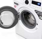 Hausmeister HM 2603 A 6kg 1000 f/p BLDC Inverteres Keskeny Gőzös Elöltöltős Mosógép