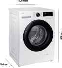 Samsung WW1EFG5U34AE A 10kg 1400f/p. Digital Inverteres Gőzös Elöltöltős Mosógép