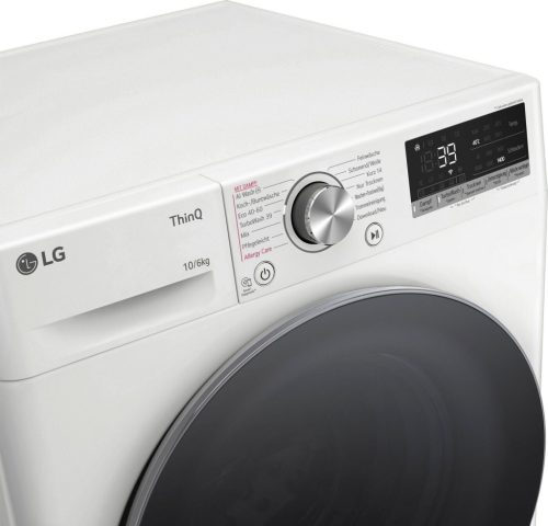LG W4WR70X61 D/A 10/6kg 1400F/P Elöltöltős Direct Drive Inverteres Mosó-Szárítógép