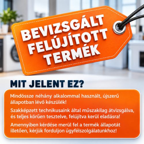 Beko WUE 6612 X0 E 6kg 1200 f/p ProSmart Inverteres Gőzös Elöltöltős Mosógép