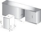 Bauknecht-Whirlpool BSIO 3O35 PFE X D Beépíthető Keskeny 10 Terítékes Mosogatógép