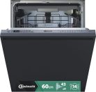 Bauknecht-Whirlpool BCIO 3T133 PFE D 14 Terítékes Beépíthető Mosogatógép