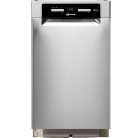 Bauknecht-Whirlpool BSUO 3O21 PF X E 10 Terítékes 45 cm Keskeny 3 Fiókos Inverteres Pult Alá Építhető Mosogatógép Inox