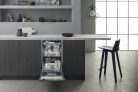 Bauknecht-Whirlpool BSUO 3O21 PF X E 10 Terítékes 45 cm Keskeny 3 Fiókos Inverteres Pult Alá Építhető Mosogatógép Inox