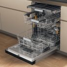 Bauknecht-Whirlpool B7U HS51 X B 15 Terítékes 60 cm-es PowerClean Pro Inox Pult Alá Építhető Mosogatógép