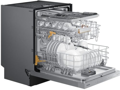 Samsung DW60BG750USLET C 14 Terítékes 60 cm-es Inox Pult Alá Építhető Mosogatógép – Wi-Fi, Automatikus Ajtónyitás, 42 dB