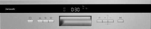 Hanseatic HG6085C14T7635EI C 14 Terítékes 3 Fiókos Inox Szabadonálló Mosogatógép