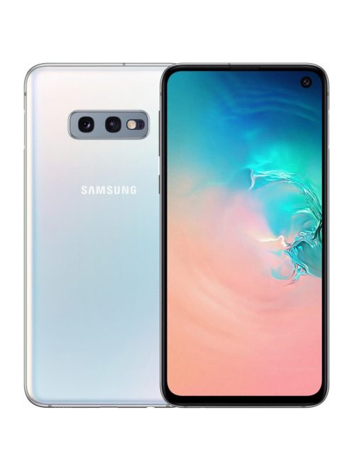 Samsung Galaxy S10 (G973), DS, 8/128GB, Kártyafüggetlen Mobiltelefon, Prizma Fehér