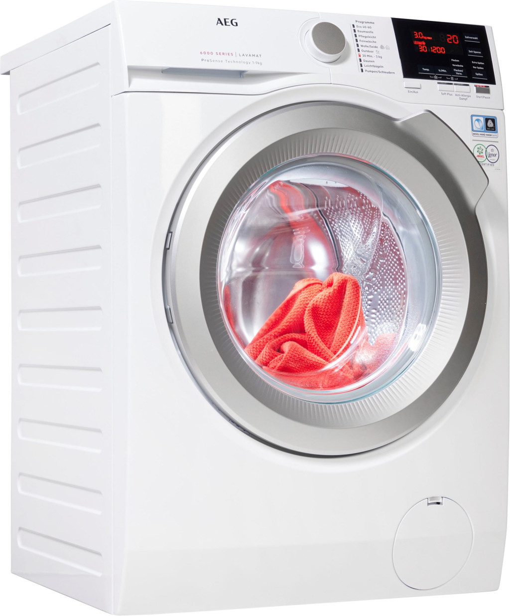 AEG L6FB49VFL A 9 kg 1400 f/p Inverteres Elöltöltős Mosógép